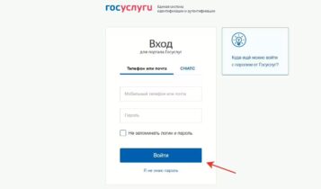Госуслуги Авторизация