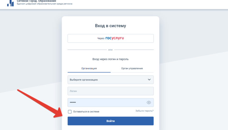 Сетевой Город. Образование — Вход