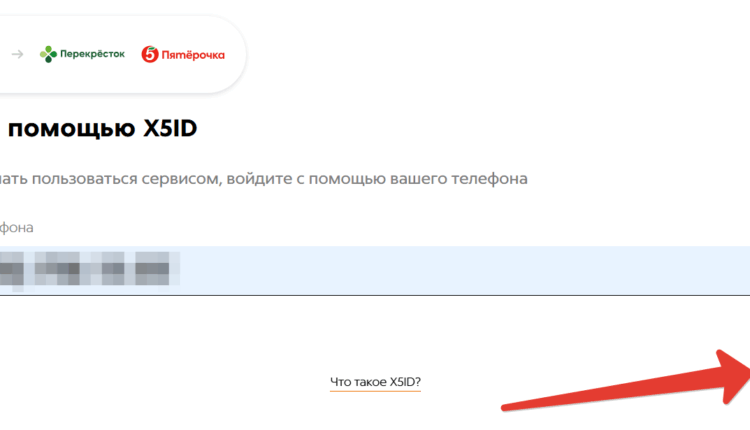 Экспресс скан — Вход с помощью X5ID