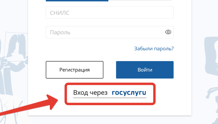 Вход в портла НМО через Госуслуги